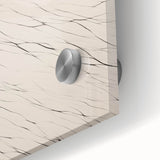 Abstract Minimalist Art – Flowing Line Pattern in Neutral Tones