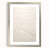 Abstract Minimalist Art – Flowing Line Pattern in Neutral Tones