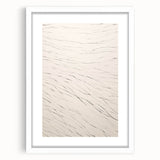 Abstract Minimalist Art – Flowing Line Pattern in Neutral Tones
