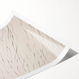 Abstract Minimalist Art – Flowing Line Pattern in Neutral Tones