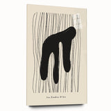 Abstract Minimalist Art – Les Étudies D'Art Bold Organic Form