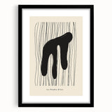 Abstract Minimalist Art – Les Étudies D'Art Bold Organic Form