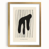 Abstract Minimalist Art – Les Étudies D'Art Bold Organic Form