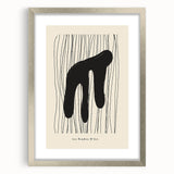 Abstract Minimalist Art – Les Étudies D'Art Bold Organic Form