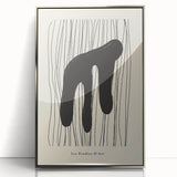 Abstract Minimalist Art – Les Étudies D'Art Bold Organic Form