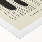 Abstract Minimalist Art – Les Étudies D'Art Bold Organic Form