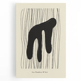 Abstract Minimalist Art – Les Étudies D'Art Bold Organic Form