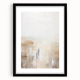 Minimalist Abstract Art – Subtle Landscape with Figures in Neutral Tones