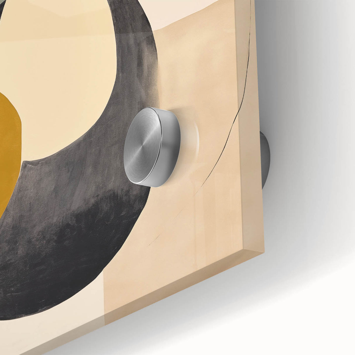 Modern Minimalist Art – Abstract Geometric Shapes in Soft Earth Tones