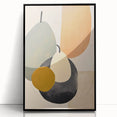 Modern Minimalist Art – Abstract Geometric Shapes in Soft Earth Tones
