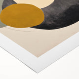 Modern Minimalist Art – Abstract Geometric Shapes in Soft Earth Tones