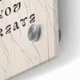 Minimalist Quote Wall Art – "Balance is Something You Create" with Abstract Lines