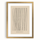 Minimalist Abstract Line Art – Minimalism No.II in Neutral Tones