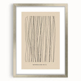 Minimalist Abstract Line Art – Minimalism No.II in Neutral Tones