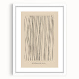 Minimalist Abstract Line Art – Minimalism No.II in Neutral Tones