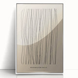 Minimalist Abstract Line Art – Minimalism No.II in Neutral Tones