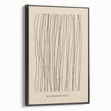 Minimalist Abstract Line Art – Minimalism No.II in Neutral Tones