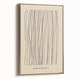 Minimalist Abstract Line Art – Minimalism No.II in Neutral Tones