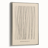 Minimalist Abstract Line Art – Minimalism No.II in Neutral Tones