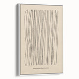 Minimalist Abstract Line Art – Minimalism No.II in Neutral Tones