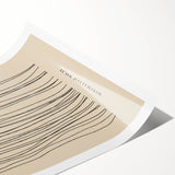 Minimalist Abstract Line Art – Minimalism No.II in Neutral Tones