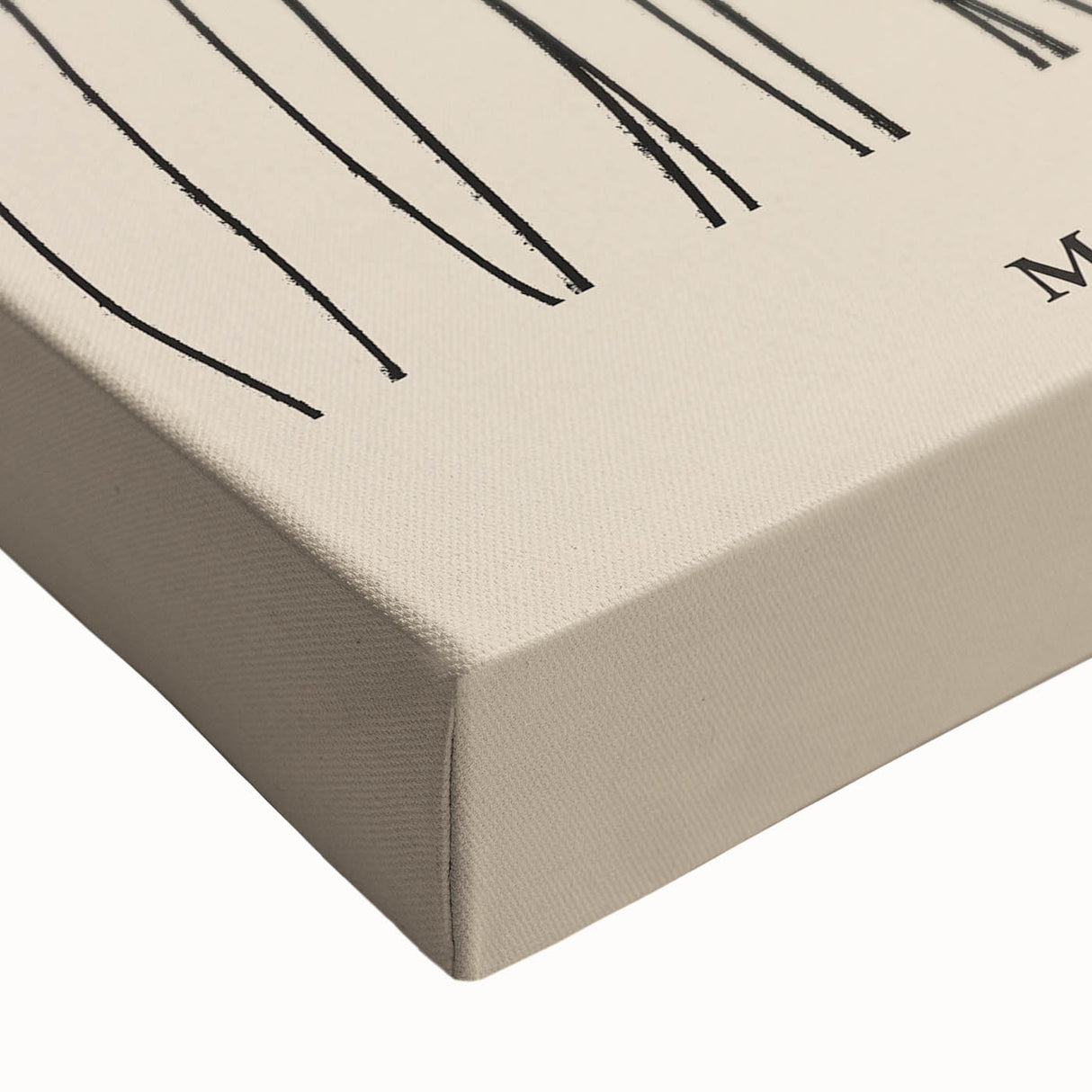 Minimalist Abstract Line Art – Minimalism No.II in Neutral Tones