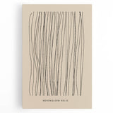 Minimalist Abstract Line Art – Minimalism No.II in Neutral Tones