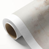 Minimalist Abstract Wall Art – Soft Beige and White Brushstroke Design