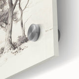 Minimalist Tree Sketch Art – Black and White Nature Drawing