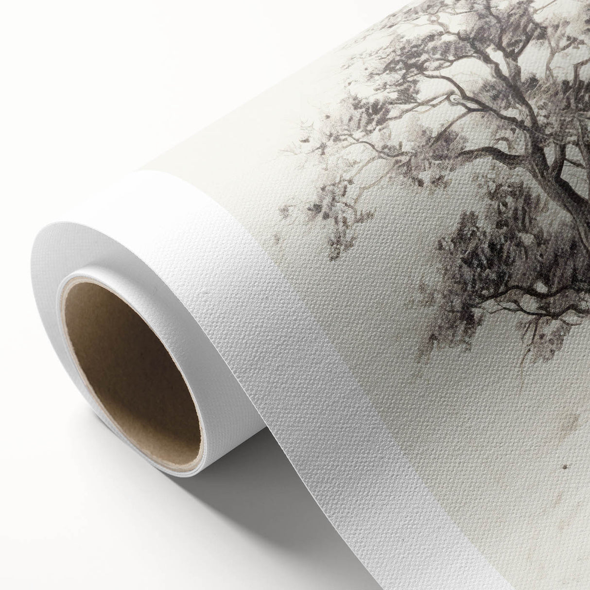 Minimalist Tree Sketch Art – Black and White Nature Drawing