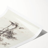 Minimalist Tree Sketch Art – Black and White Nature Drawing