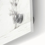 Minimalist Tree Sketch Art – Elegant Pencil Drawing of Two Trees