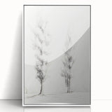 Minimalist Tree Sketch Art – Elegant Pencil Drawing of Two Trees