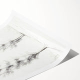 Minimalist Tree Sketch Art – Elegant Pencil Drawing of Two Trees