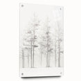 Minimalist Tree Sketch – Forest Scene in Soft Pencil Lines