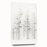 Minimalist Tree Sketch – Forest Scene in Soft Pencil Lines