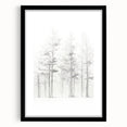 Minimalist Tree Sketch – Forest Scene in Soft Pencil Lines