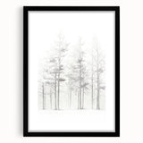 Minimalist Tree Sketch – Forest Scene in Soft Pencil Lines