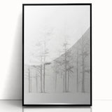 Minimalist Tree Sketch – Forest Scene in Soft Pencil Lines