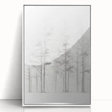 Minimalist Tree Sketch – Forest Scene in Soft Pencil Lines