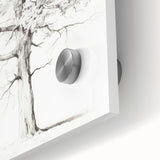 Minimalist Tree Drawing – Black and White Nature-Inspired Wall Art