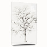 Minimalist Tree Drawing – Black and White Nature-Inspired Wall Art