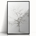 Minimalist Tree Drawing – Black and White Nature-Inspired Wall Art