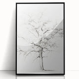 Minimalist Tree Drawing – Black and White Nature-Inspired Wall Art