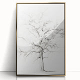 Minimalist Tree Drawing – Black and White Nature-Inspired Wall Art