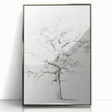 Minimalist Tree Drawing – Black and White Nature-Inspired Wall Art