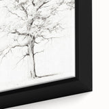 Minimalist Tree Drawing – Black and White Nature-Inspired Wall Art