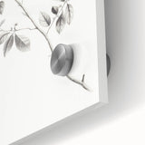 Minimalist Leaf Sketch – Elegant Pencil Drawing of a Branch