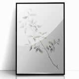 Minimalist Leaf Sketch – Elegant Pencil Drawing of a Branch