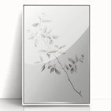 Minimalist Leaf Sketch – Elegant Pencil Drawing of a Branch